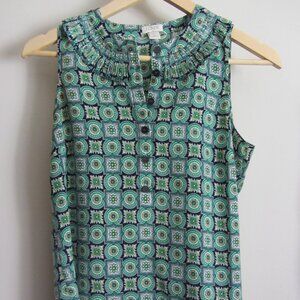 J Crew sleeveless dressy top